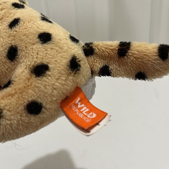 Wild Republic 6” Cheetah Cub Plush Stuffed Baby Leopard Stuffed Toy Spotted - Picture 6 of 7